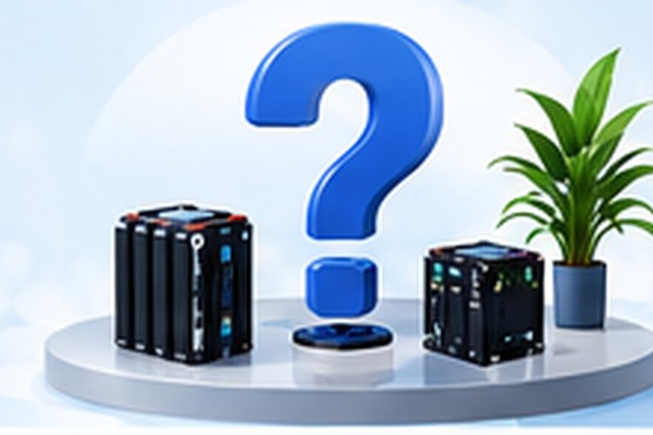 Battery energy support 3D question mark illustration
